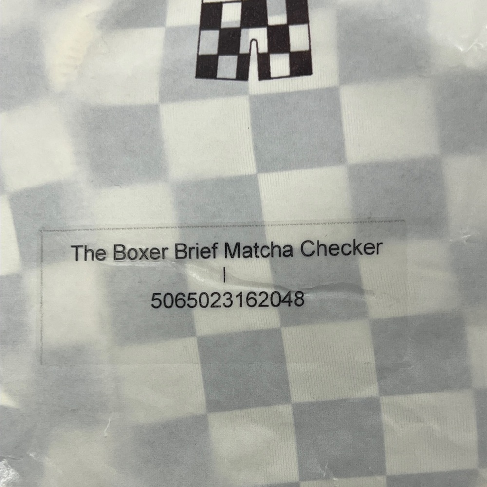 NWT - Monthly Period Underwear Boxer Brief, Matcha Checker | Multiple Sizes - Picture 6 of 9